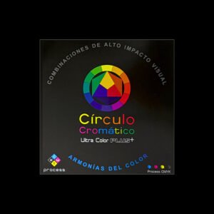 Círculo cromático básico con colores primarios, secundarios y terciarios para diseño gráfico