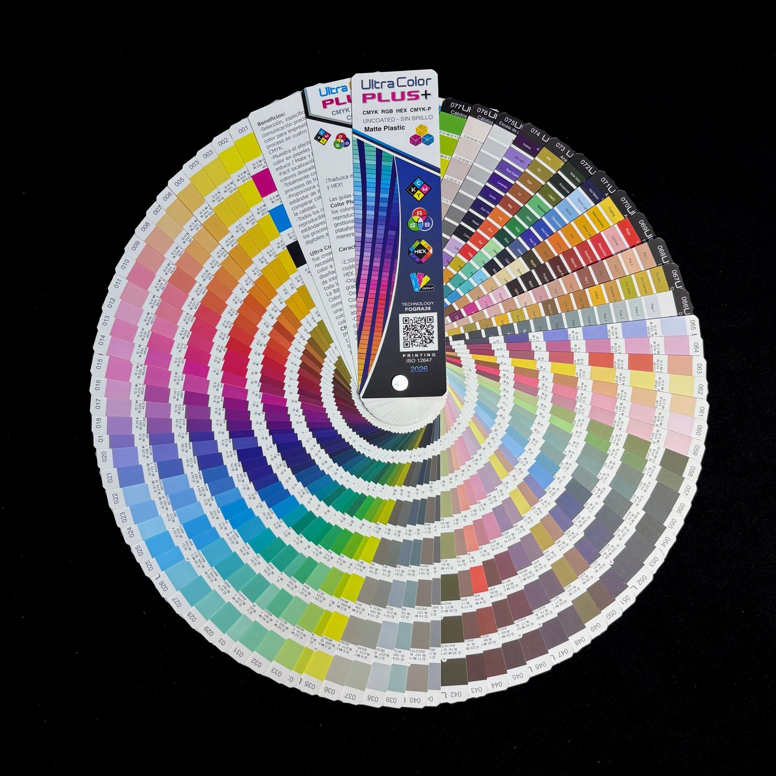 Pantonera Comunicolor Clásica con gama de colores tradicionales para impresión