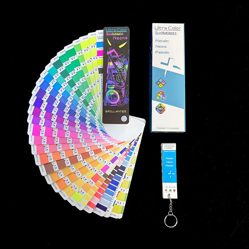 Pantonera Ultra Color Neons con tonos fluorescentes brillantes para diseños llamativos