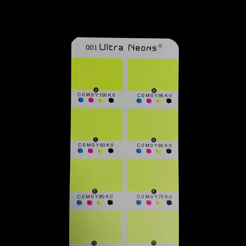Pantonera Ultra Color Neons con tonos fluorescentes brillantes para diseños llamativos