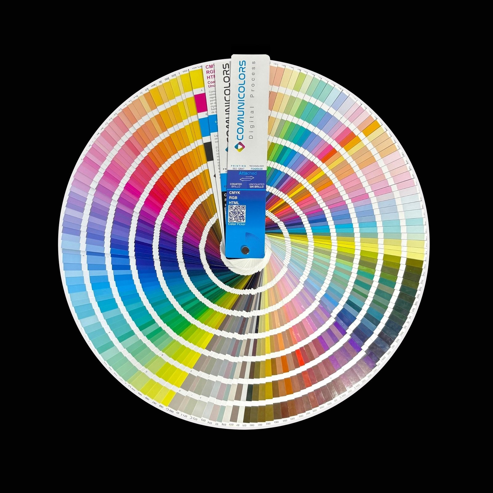 Pantonera Comunicolor Clásica con gama de colores tradicionales para impresión