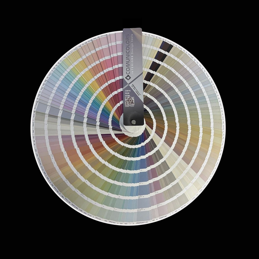 Pantonera Comunicolor Interiors con colores decorativos para proyectos de interiores