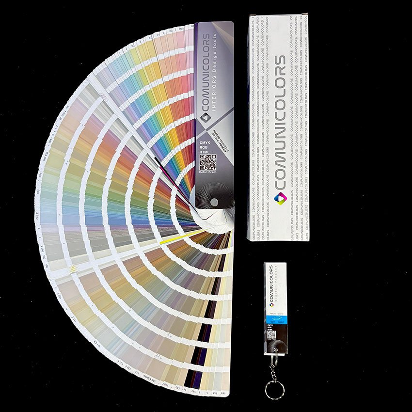 Pantonera Comunicolor Interiors con colores decorativos para proyectos de interiores